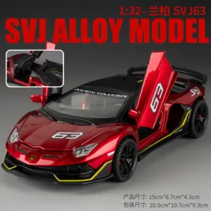 1:32 Lamborghini Aventador SVJ Diecast Model 16 S62517f8bfe4549199ebe542f16cdbdc9x