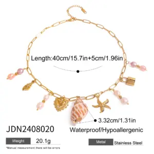 Stainless Steel Coastal Necklace JDN2408020 13 S6256cc63582a41fd9084a78b9a6ae10fs