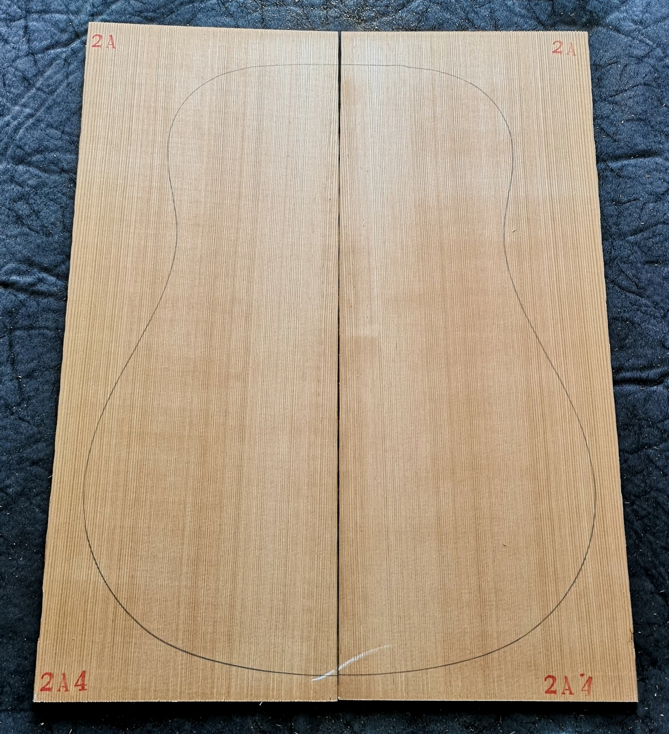 Premium AA Grade Red Cedar Guitar Top Set 5 Premium AA Grade Red Cedar Guitar Top Set - Image 5