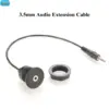 3.5mm Panel Mount Extension Cable 0.3m