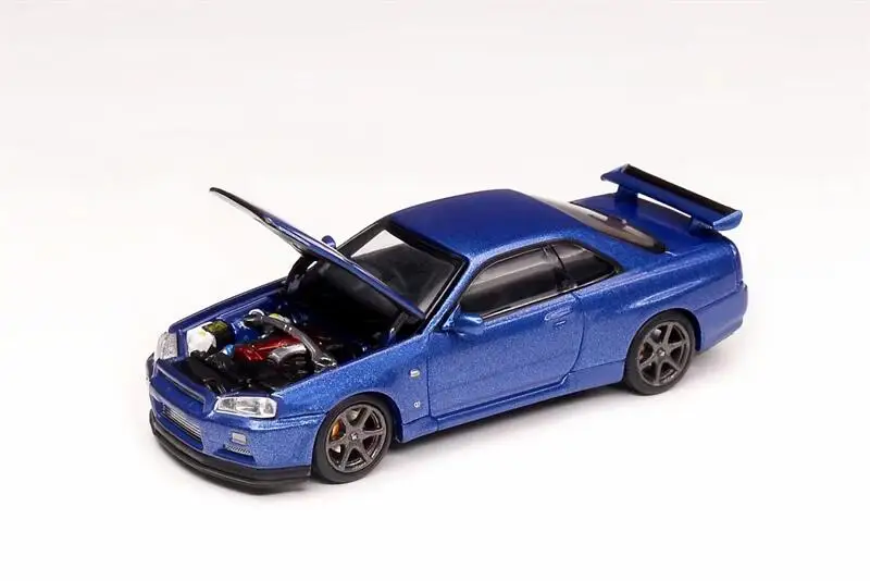 1/64 Scale Nissan Skyline R34 V-Spec II Diecast Model 4 1/64 Scale Nissan Skyline R34 V-Spec II Diecast Model - Image 4