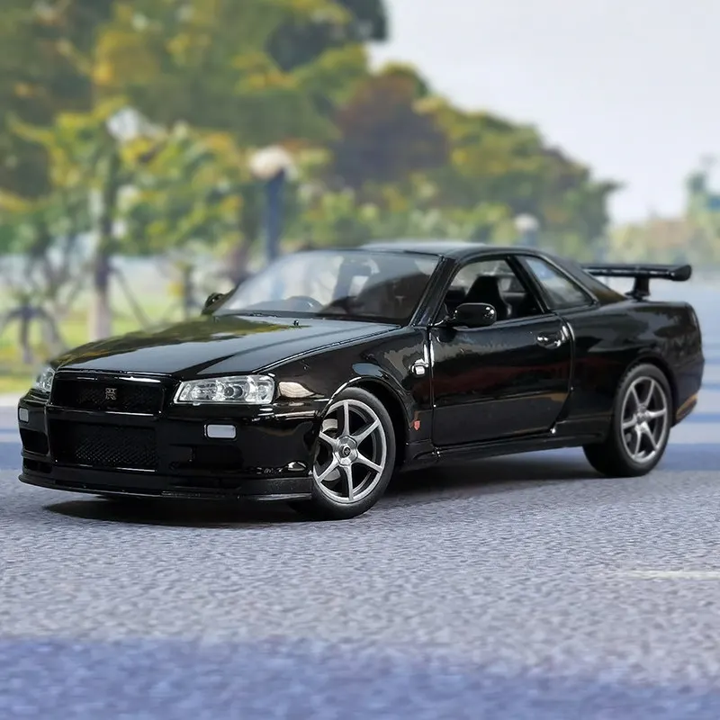 WELLY Nissan Skyline GTR R34 Alloy Model 5 WELLY Nissan Skyline GTR R34 Alloy Model - Image 5