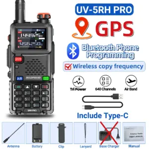 BAOFENG UV-5RH PRO GPS Walkie Talkie 17 S628a88e8dc9f44e68bc24520a91207ebL