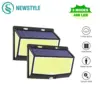 Modern Solar Wall Light with 138-468 LEDs