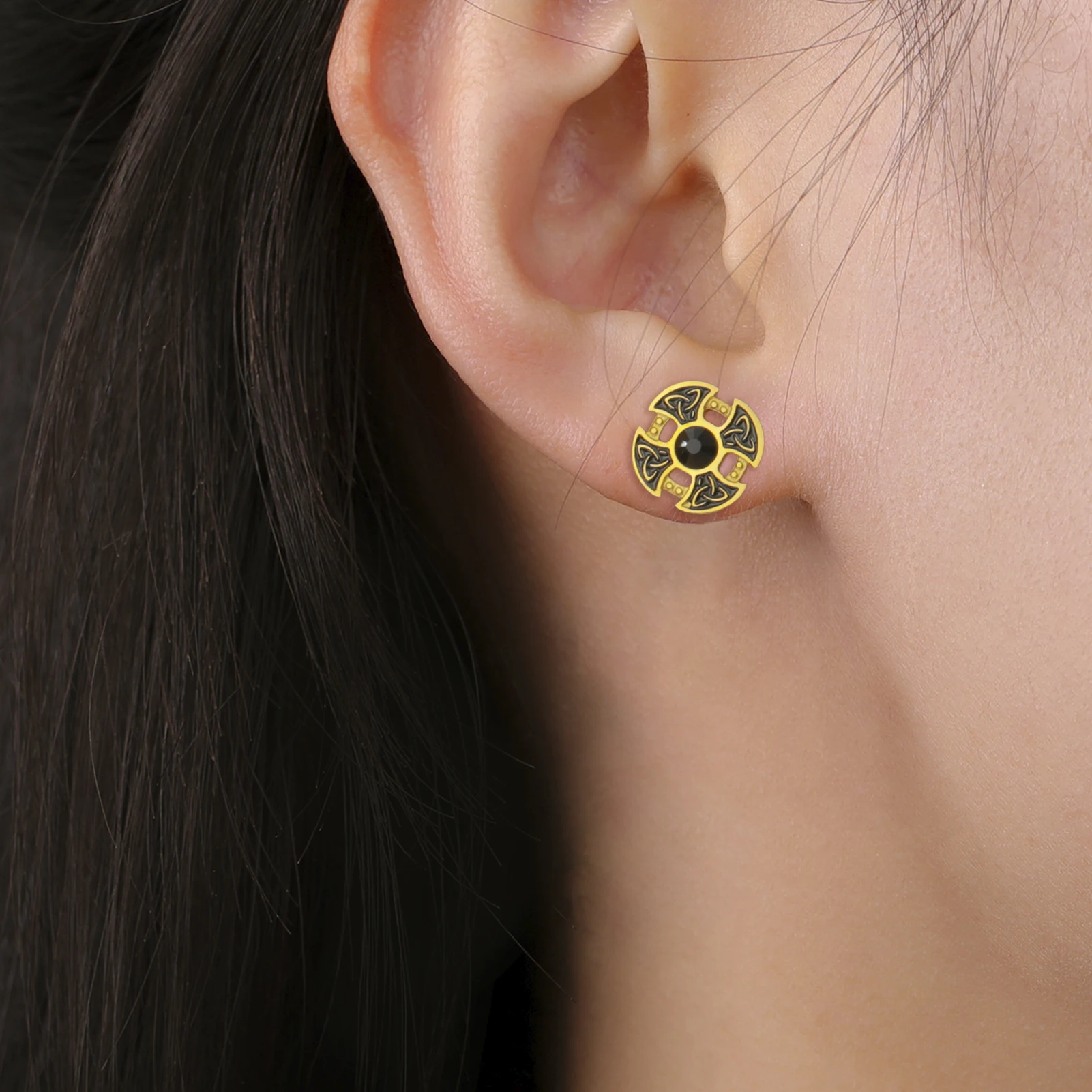 Irish Knot Stainless Steel Earrings for Adults 4 Irish Knot Stainless Steel Earrings for Adults - Image 4