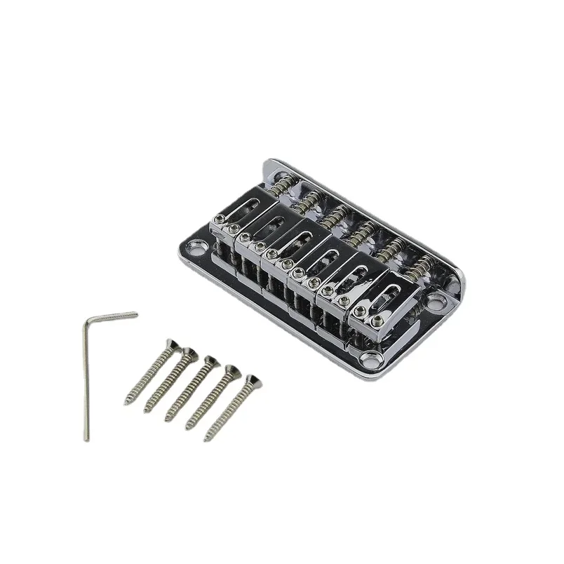 Chrome Fixed Guitar Bridge Set Models 0269 & 0281 5 Chrome Fixed Guitar Bridge Set Models 0269 & 0281 - Image 5