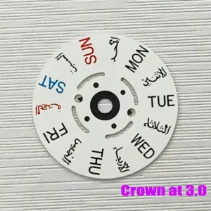 White Date and Week Wheel for NH35/36 Movements 14 S6296da6937914f2298248ac996d0b853Q