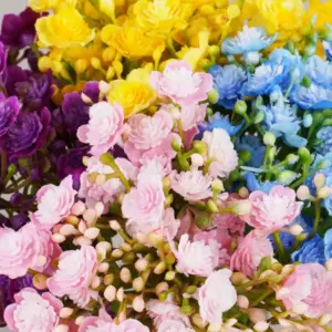 Blue Artificial Baby's Breath Bouquet - 42 Flowers 12 S629e41aeb7d44a54ac79c9b5377e76bd8