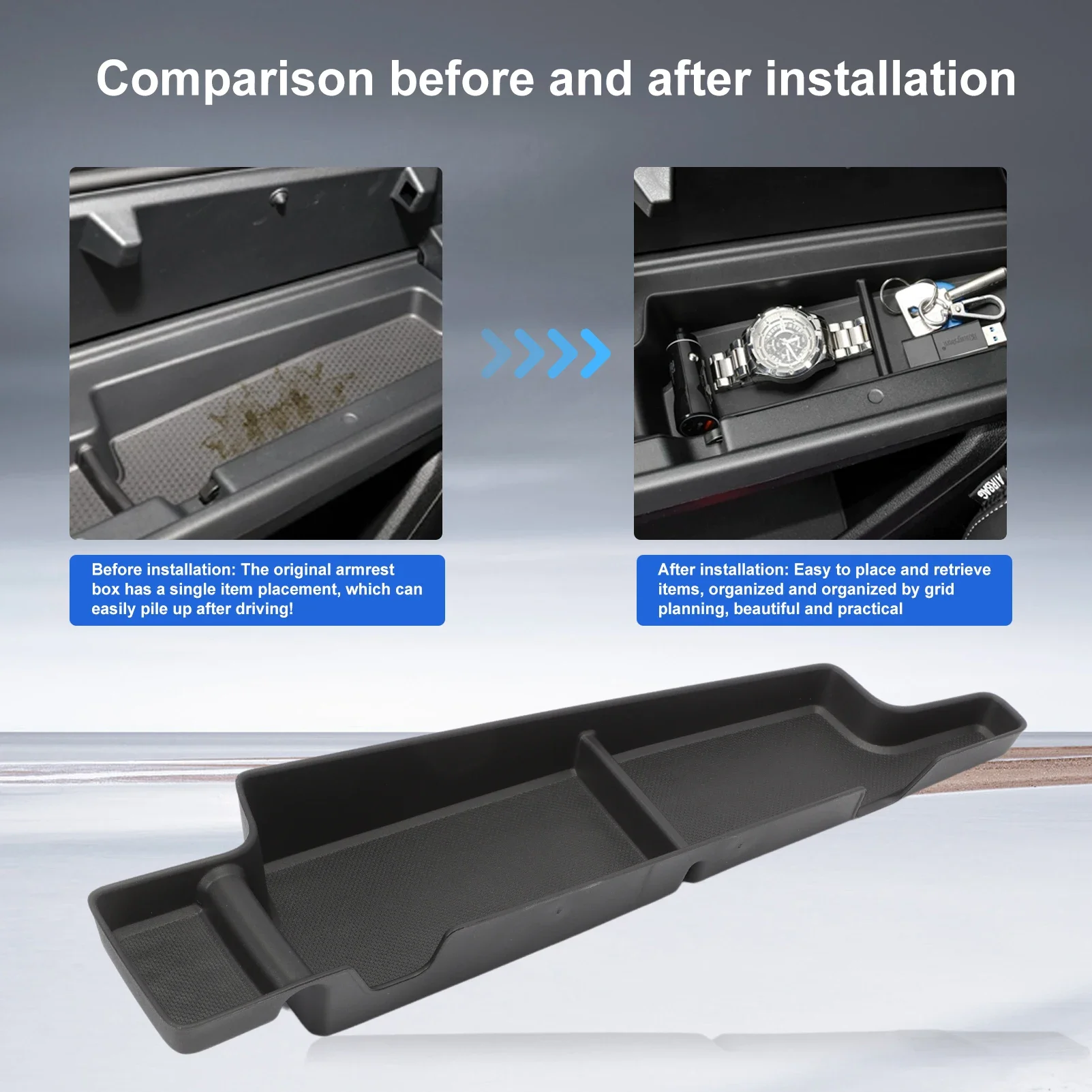 BMW X1 iX1 U11 Armrest Organizer Tray 5 BMW X1 iX1 U11 Armrest Organizer Tray - Image 5