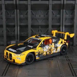 Vibrant Purple BMW M4 GT3 Diecast Model by WASA 13 S62b4e89e66f1490ea13efed3cc3ef8ear