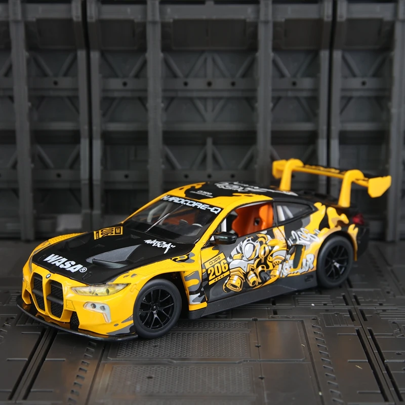 Vibrant Purple BMW M4 GT3 Diecast Model by WASA 4 Vibrant Purple BMW M4 GT3 Diecast Model by WASA - Image 4