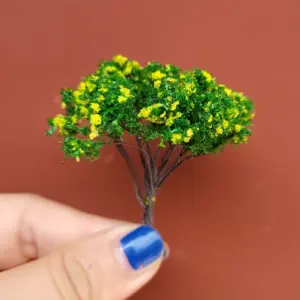 Vibrant 65mm Miniature Trees Set for Dioramas 12 S62d00d94ae6d44848140bee25c2663200
