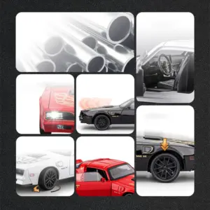 1:32 Black Firebird Muscle Car Model 14 S62d308e311a7434ea4b5e7ec1739bdd2j