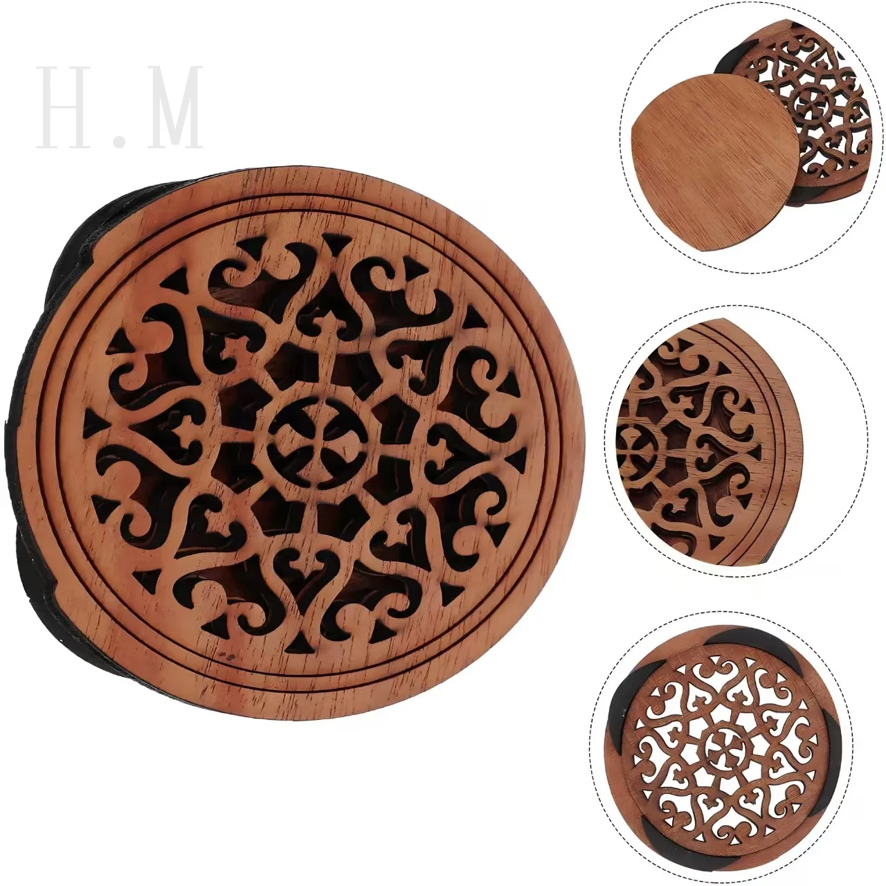 Elegant Wooden Soundhole Cover for Acoustic Guitars 3 Elegant Wooden Soundhole Cover for Acoustic Guitars - Image 3