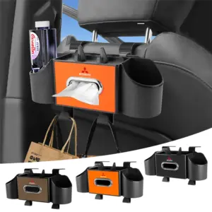 Mitsubishi Rear Seat Storage Box in Black