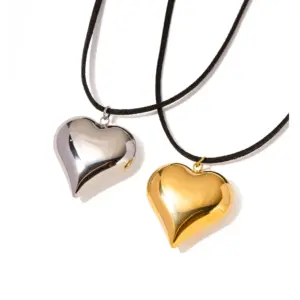 Stainless Steel Heart Necklace JDN2309001