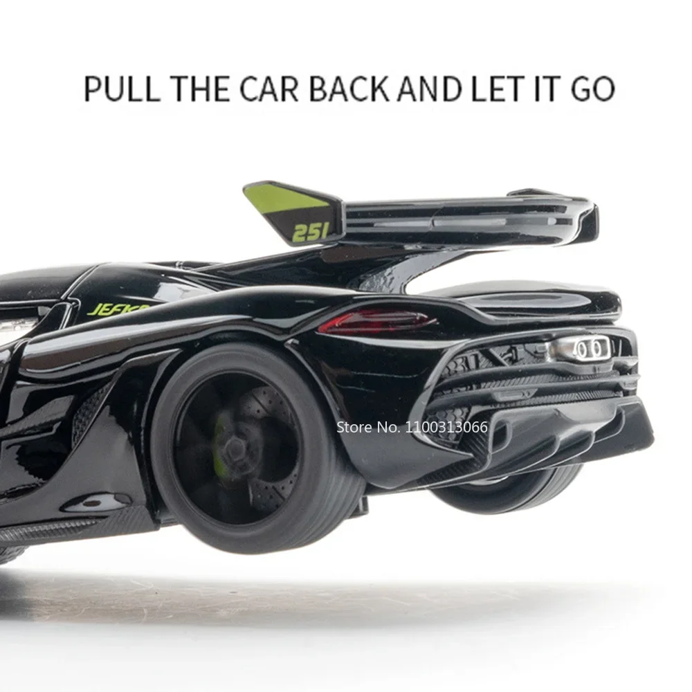 1/32 Scale Alloy Jesko Model Car 5 1/32 Scale Alloy Jesko Model Car - Image 5