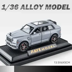Luxury Black Rolls Royce Cullinan SUV Model 1:36 Scale 15 S6313e57cfcae4fff8da3845b10e326a17