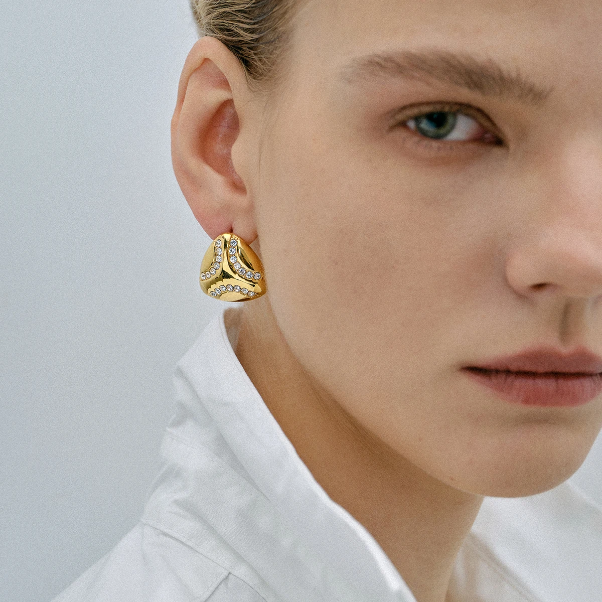 Geometric Stainless Steel Earrings for Women 3 Geometric Stainless Steel Earrings for Women - Image 3