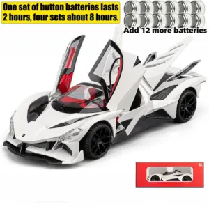 1:18 Scale Supercar Diecast Model in White 17 S632f0cce284049d28902af056478df28f