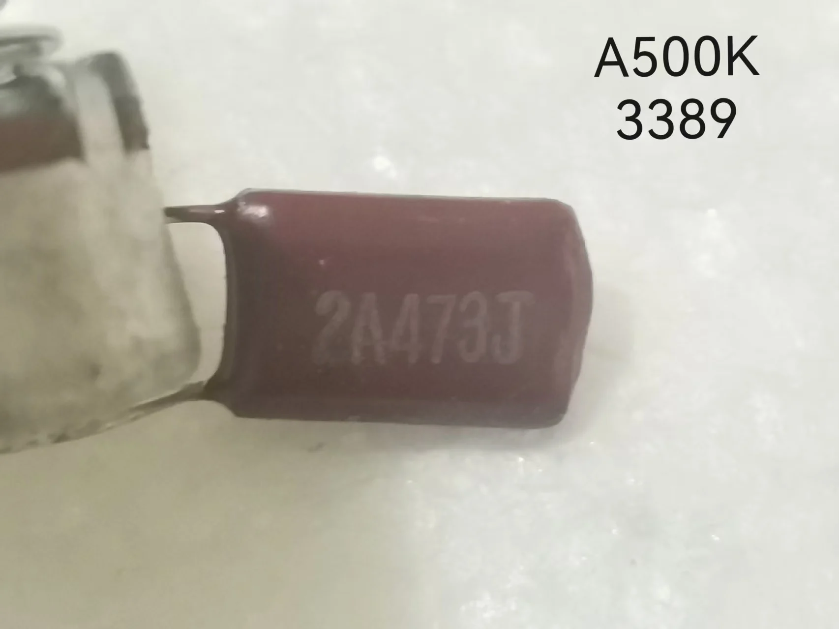 Vintage Silver Alpha A500K Mini Potentiometer for Guitars 5 Vintage Silver Alpha A500K Mini Potentiometer for Guitars - Image 5