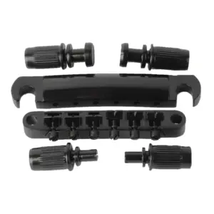 LP Guitar Tune-O-matic Bridge Set in Chrome, Gold, Black 14 S63445208184b4813bbab720c7df650dcq