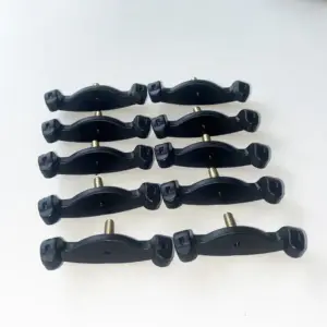Black 1/2 Violin Shoulder Rest Feet Set of 10 7 S6352a194cff1409e88729a601279b592W