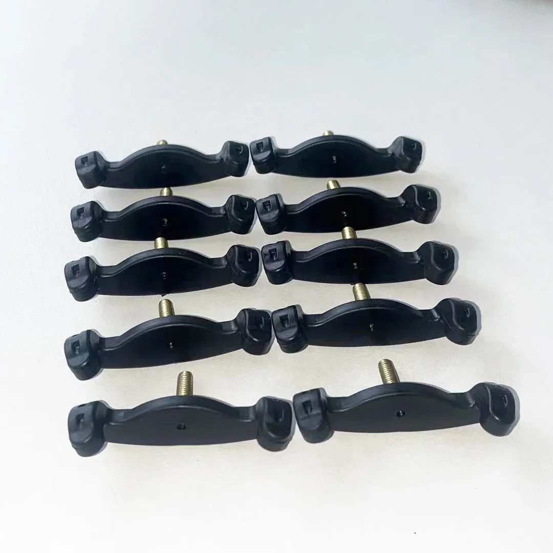 Black 1/2 Violin Shoulder Rest Feet Set of 10 2 Black 1/2 Violin Shoulder Rest Feet Set of 10 - Image 2