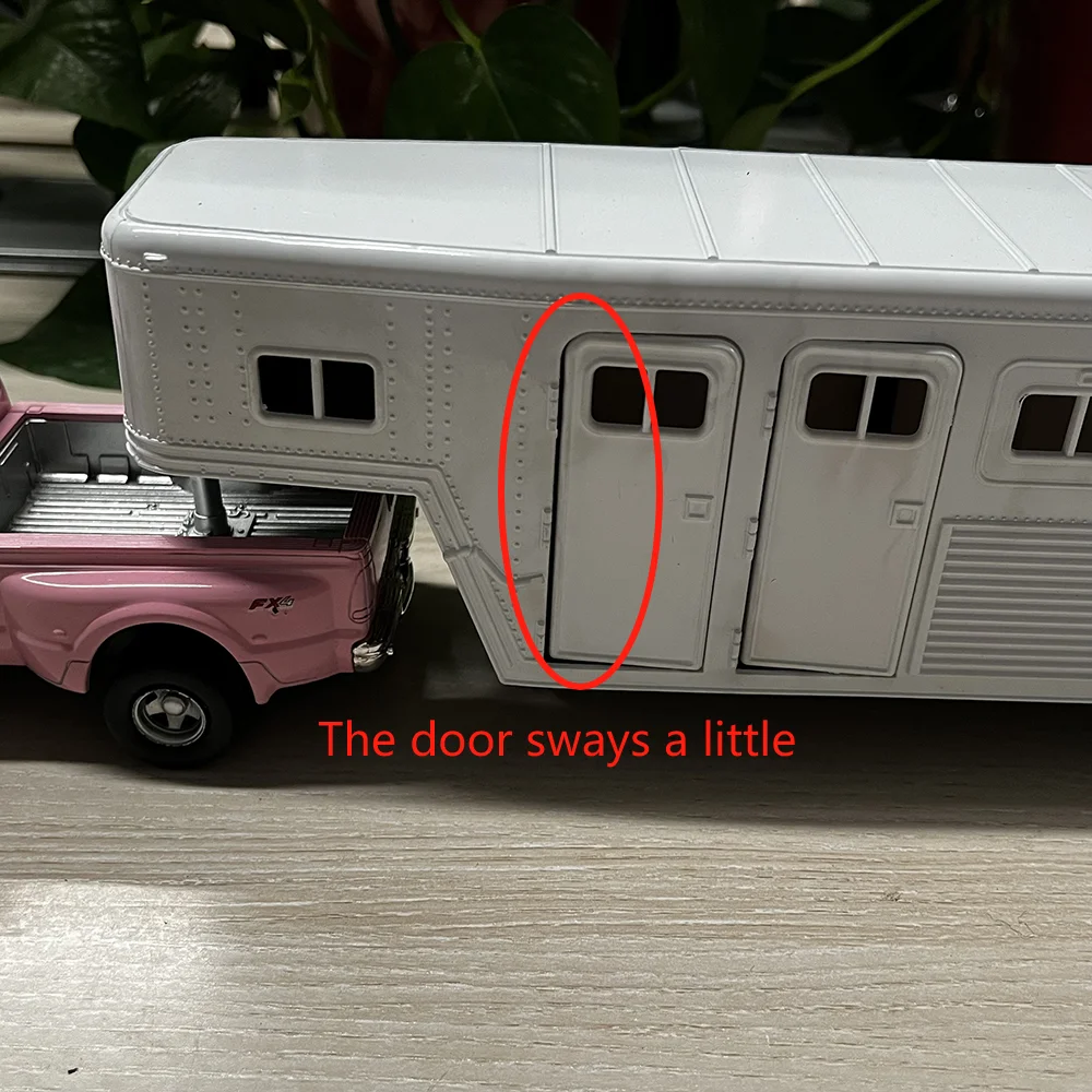 Vibrant Pink Pickup Truck with Trailer Model 6 Vibrant Pink Pickup Truck with Trailer Model - Image 6