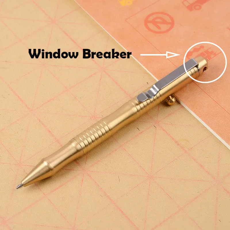 Brass Tactical Pen Set for Outdoors 5 Brass Tactical Pen Set for Outdoors - Image 5