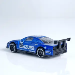1:64 Scale Blue Flame Die-Cast Race Car 10 S637ed81801d142a9a41521de23c74529e