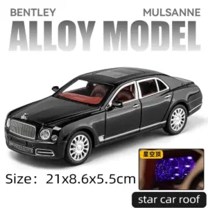 Black Bentley Mulsanne GT 1/24 Scale Model 17 S637f1f576654423286842cce8254a5e2t