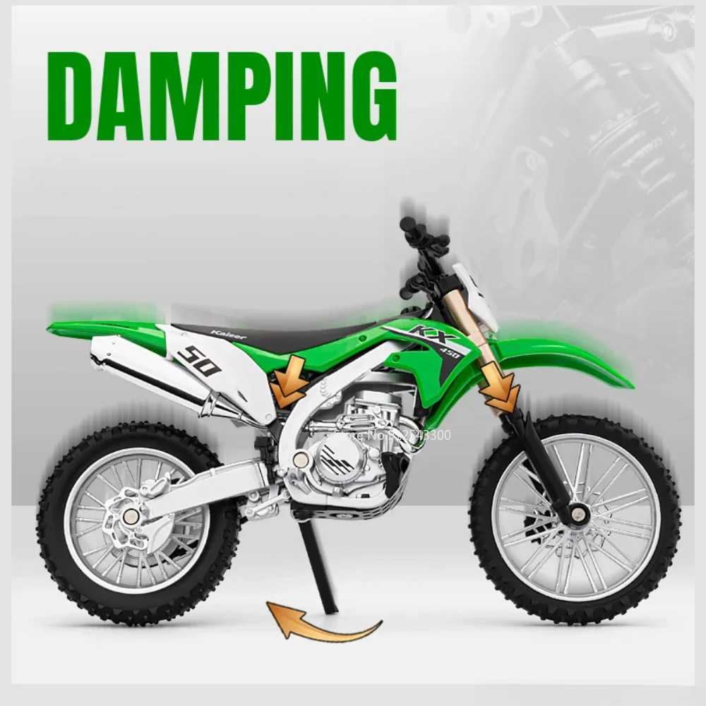 Kawasaki KX450 1:12 Scale Collectible Model 5 Kawasaki KX450 1:12 Scale Collectible Model - Image 5