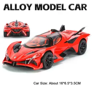 Black Apollo EVO Miniature Sports Car Model 16 S63cbcf06ab544d1b820a80e37ad9bcd4u