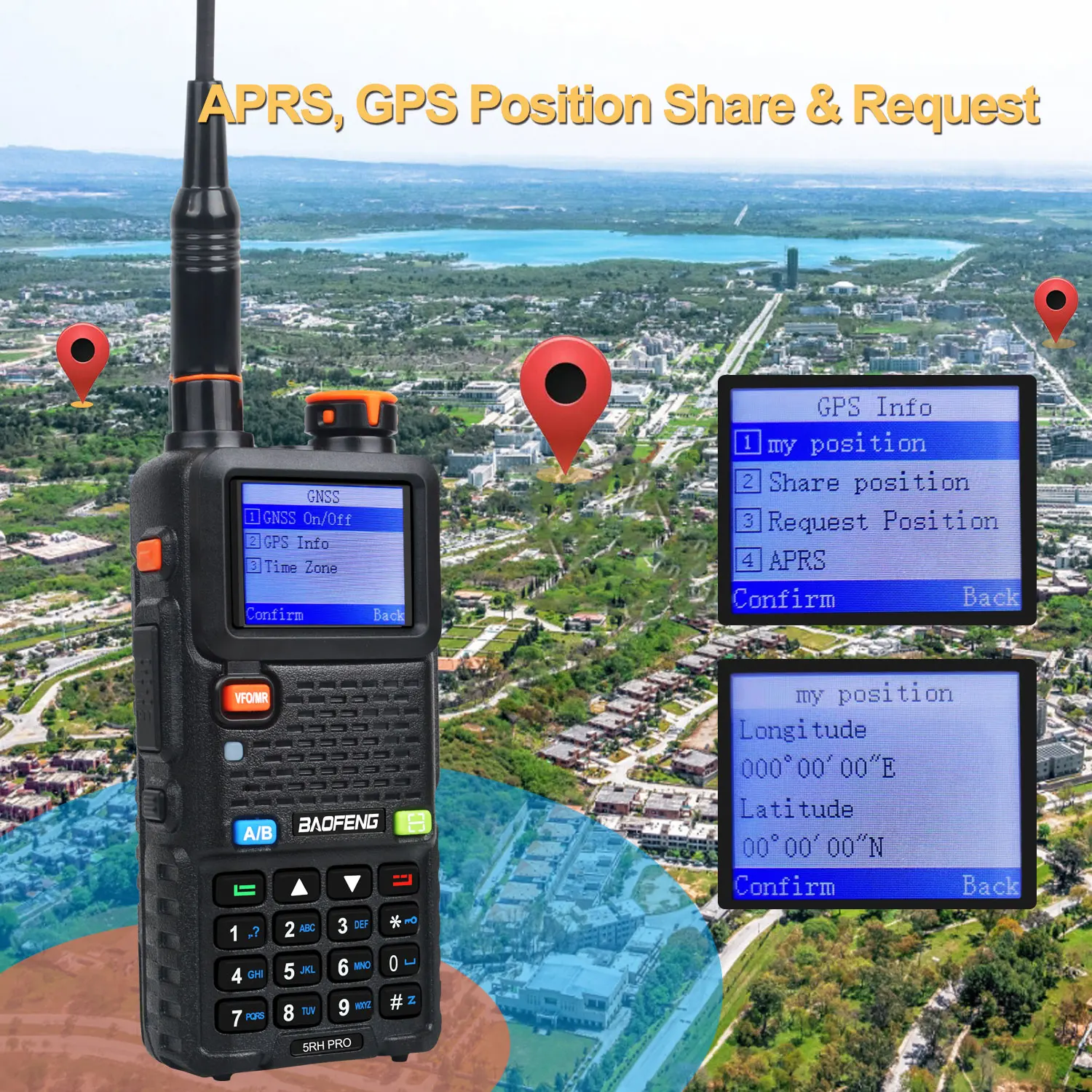 Baofeng 5RH PRO Dual-Band Radio with GPS 4 Baofeng 5RH PRO Dual-Band Radio with GPS - Image 4
