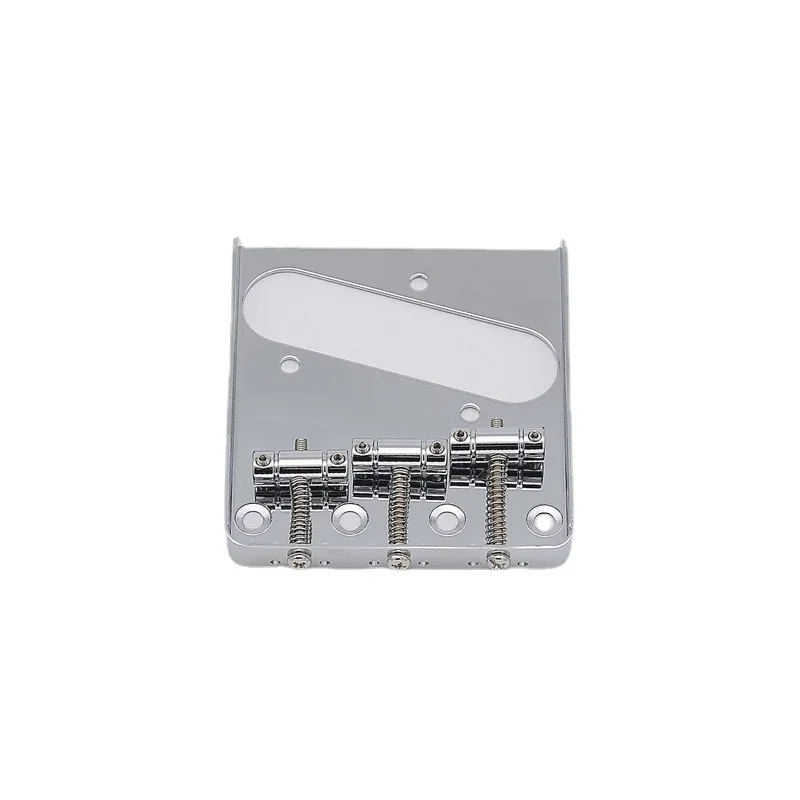 Vintage Chrome Fixed Electric Guitar Bridge Model 0308 2 Vintage Chrome Fixed Electric Guitar Bridge Model 0308 - Image 2