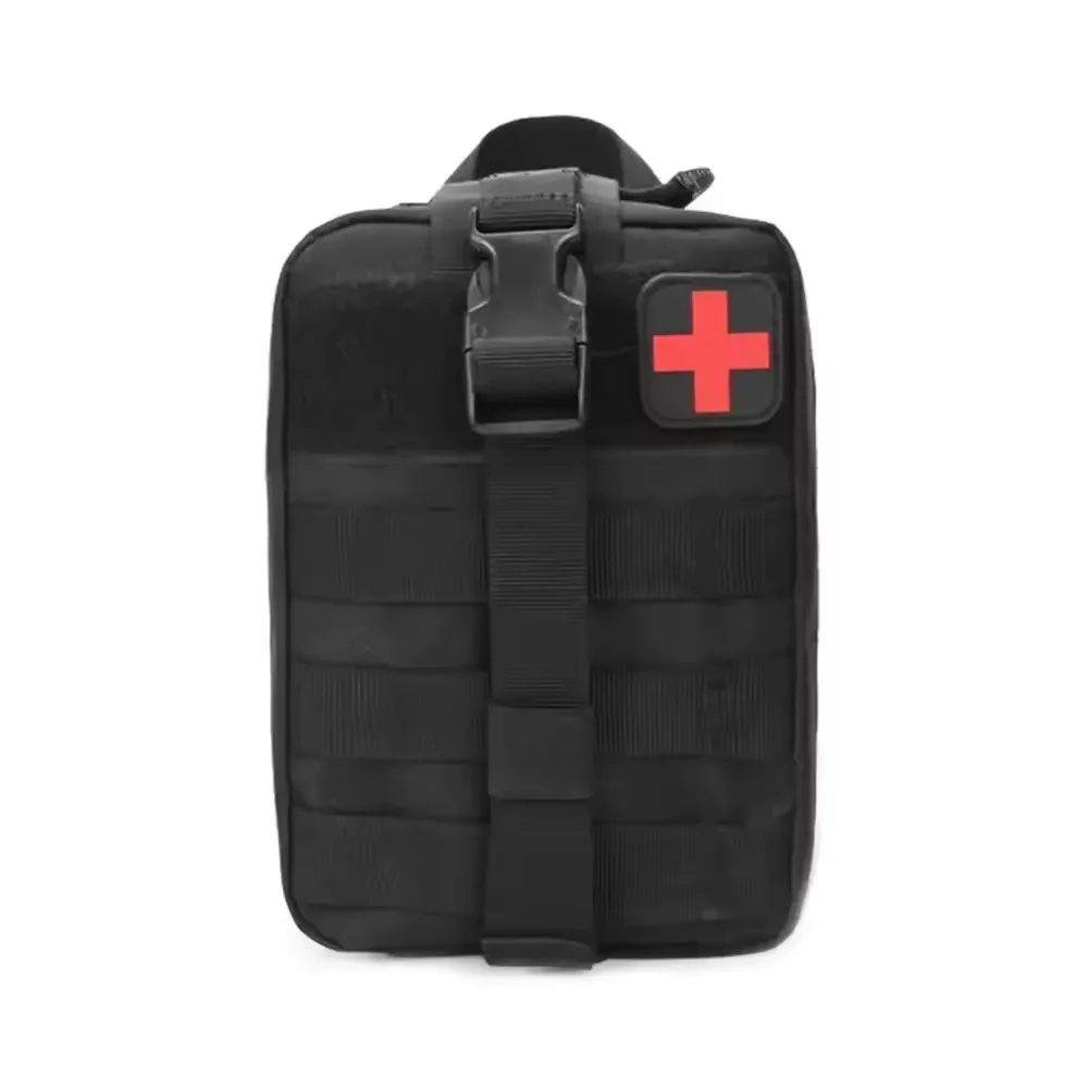 Durable Black Tactical Medical Pouch 4 Durable Black Tactical Medical Pouch - Image 4