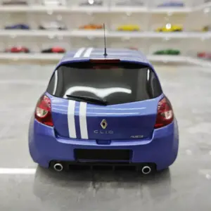 Vivid Blue Renault Clio 3 RS 1/18 Scale Model 10 S63e4a802b7234ce488236e283967284dt