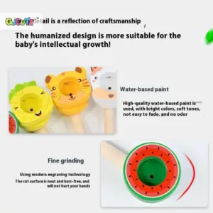 Colorful Wooden Lung Capacity Training Toy for Kids 15 S63e522456e0c495a9adfcd31121af66fJ