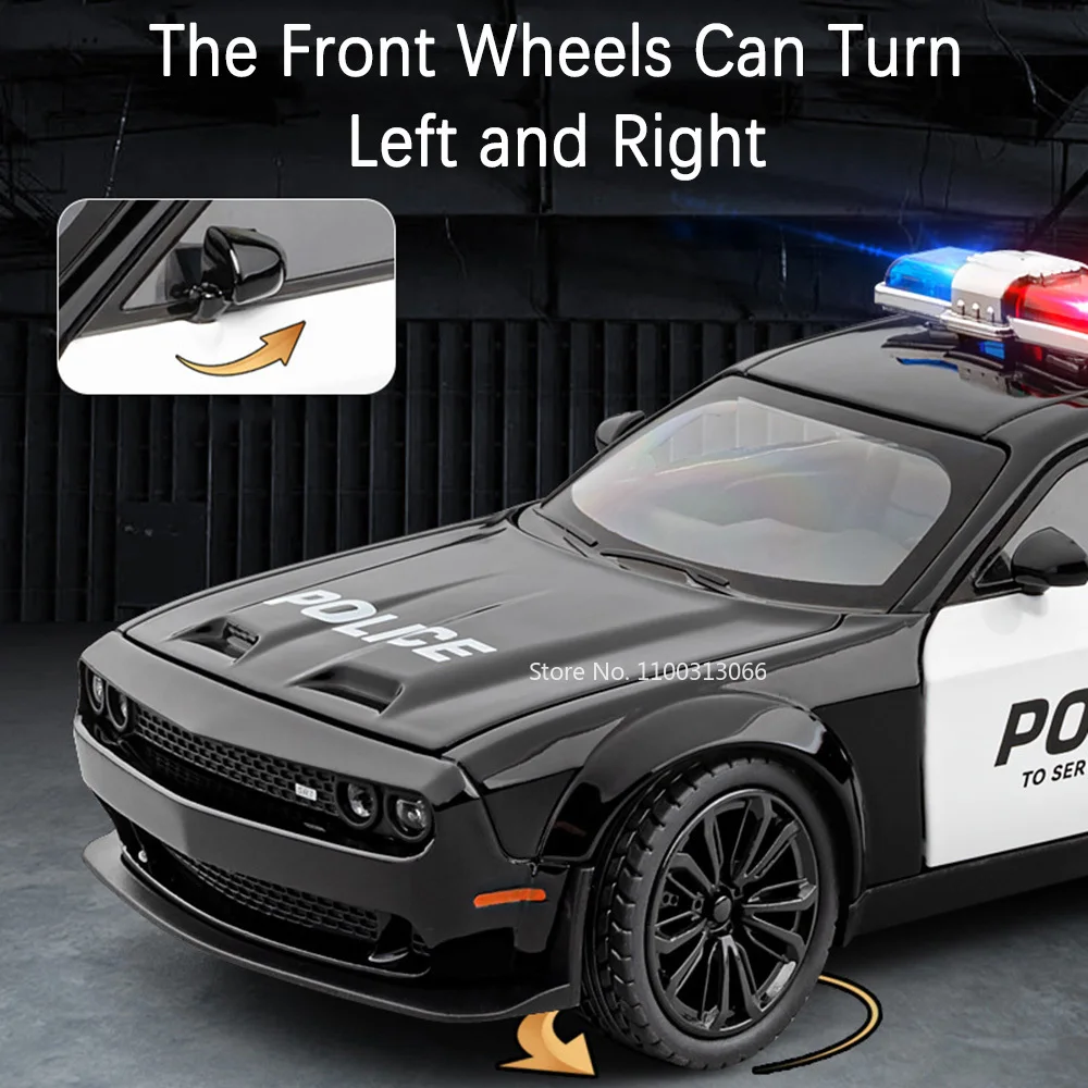 1/22 Challenger SRT Hellcat Police Car Model 6 1/22 Challenger SRT Hellcat Police Car Model - Image 6