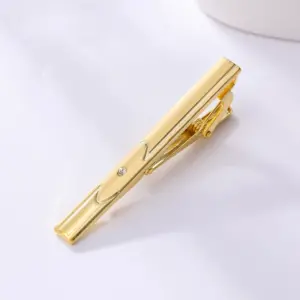 Gold Metal Tie Clip for Men 17 S643dd4f7d2f14367aa1415f6043fd5ceb
