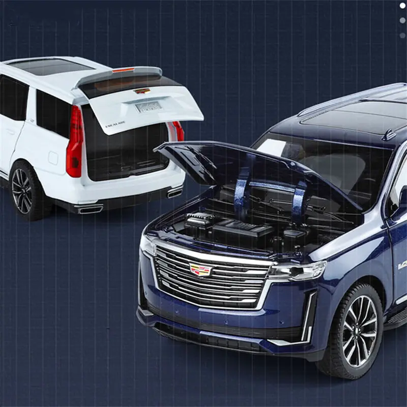 1/24 Escalade SUV Diecast Model in Black 5 1/24 Escalade SUV Diecast Model in Black - Image 5