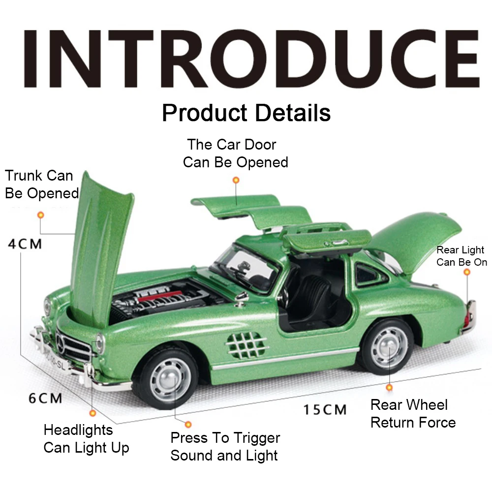 Vintage Miniature Car Phantom 300SL Collection 6 Vintage Miniature Car Phantom 300SL Collection - Image 6