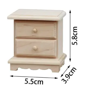 Dollhouse Bedside Table 1:12 Scale 11 S649f8f6fb7f5451684cb28518e47d036y
