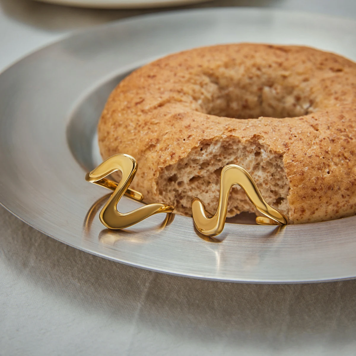 Modern Stainless Steel Geometric Earrings 4 Modern Stainless Steel Geometric Earrings - Image 4