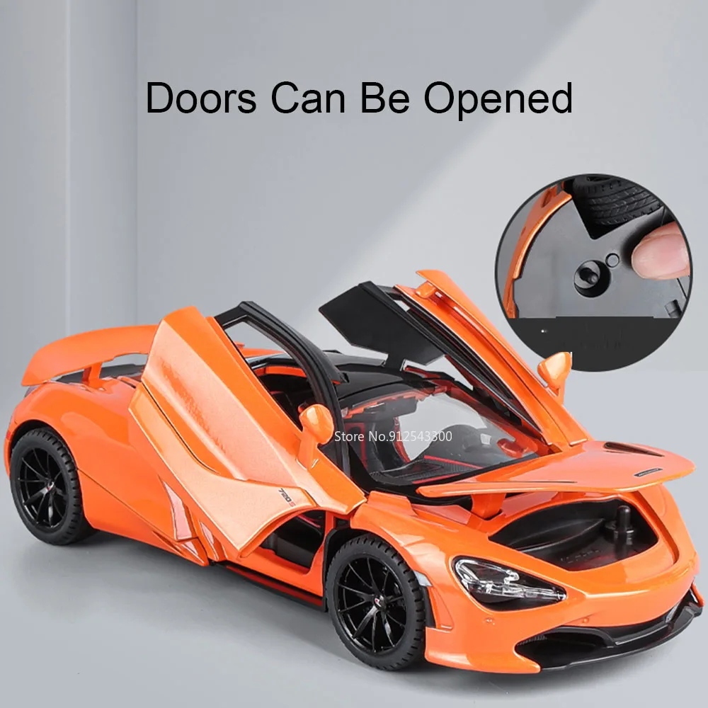 McLaren 720S Senna 1:24 Diecast Model in Multiple Colors 4 McLaren 720S Senna 1:24 Diecast Model in Multiple Colors - Image 4