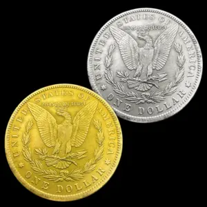 Vintage US Steam Train Challenge Coin 38mm Copper 5 S64c474b3a91c4094b4af2866a83e1b02C