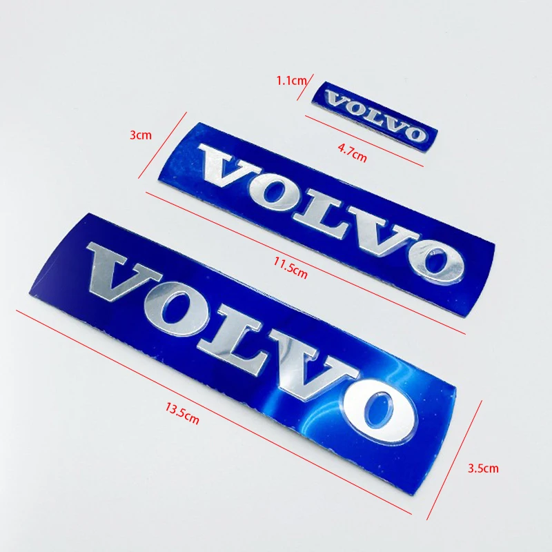 Premium Aluminum Car Logo Sticker 11.5/13.5/4.7 cm 2 Premium Aluminum Car Logo Sticker 11.5/13.5/4.7 cm - Image 2