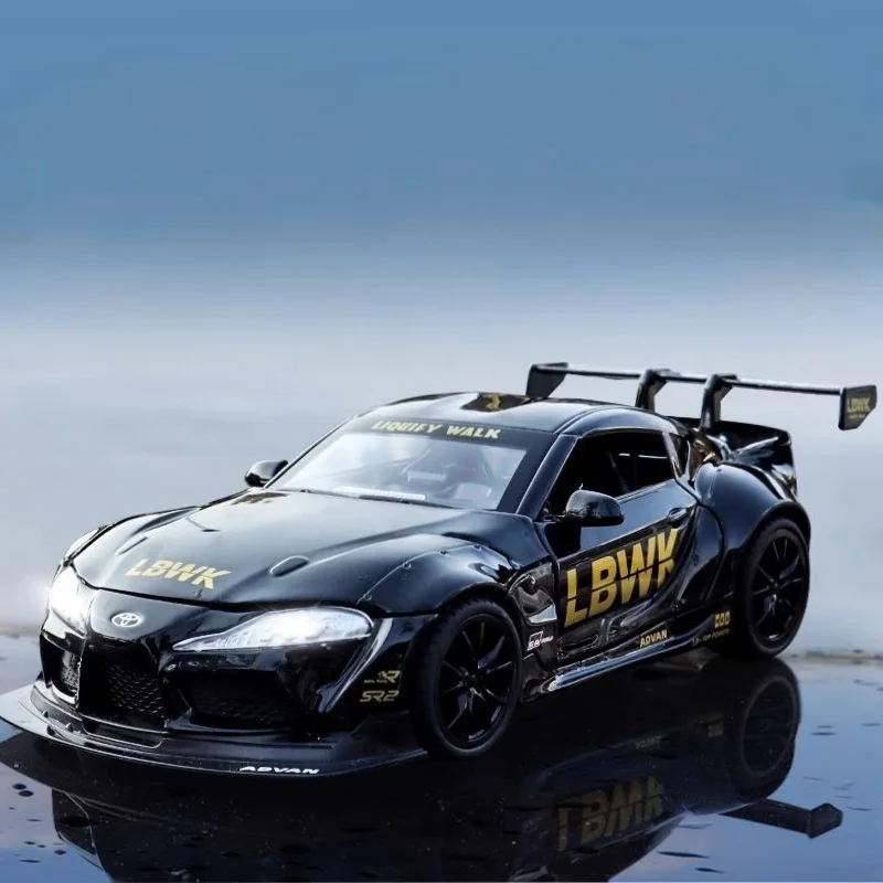 White 1:22 Toyota Supra Racing Model 3 White 1:22 Toyota Supra Racing Model - Image 3