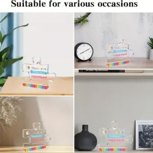 Vibrant Teacher Appreciation Acrylic Decor 7 S64e54f23aa674056be545008c48b948bF